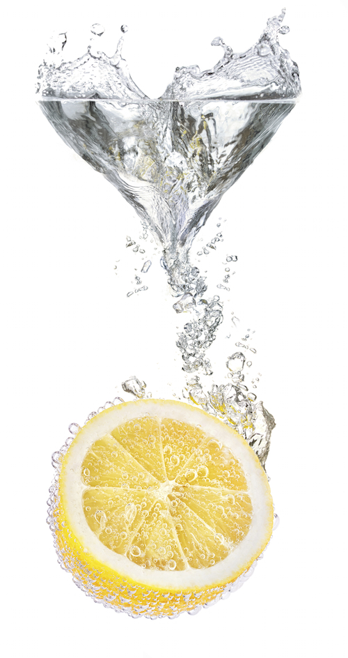 lemons and water